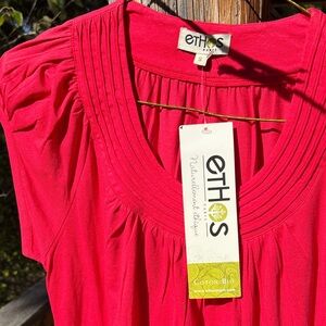 Seneca Hibiscus NWT Organic Cotton Dress